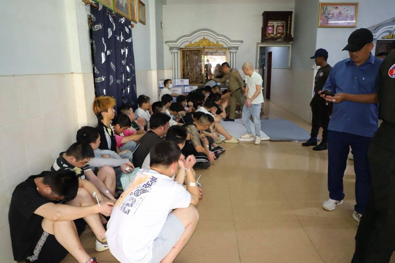 柬埔寨资讯:波贝破获一涉电诈窝点 查获大批设备并扣押32名中国籍人员