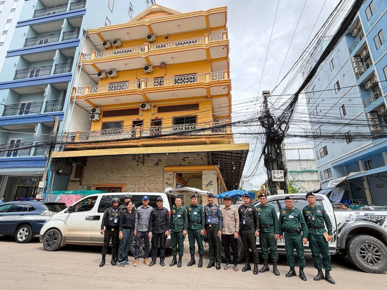 柬埔寨资讯:波贝持续开展波贝市专项检查行动:9处地点排查近60名外国人 未发现涉诈物品