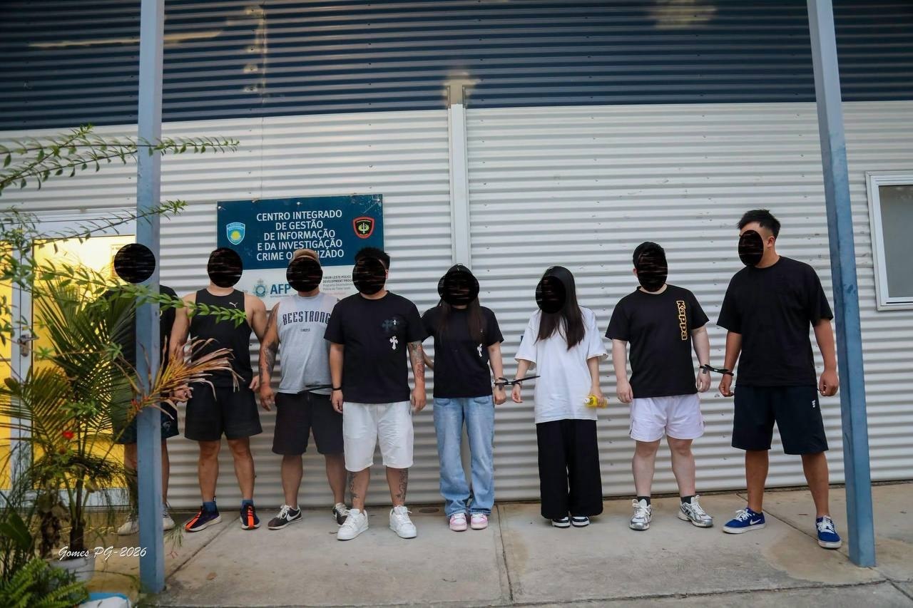🇹🇱帝力警方捣毁三处网络诈骗窝点 抓获14名外籍嫌疑人(含12名中国籍)