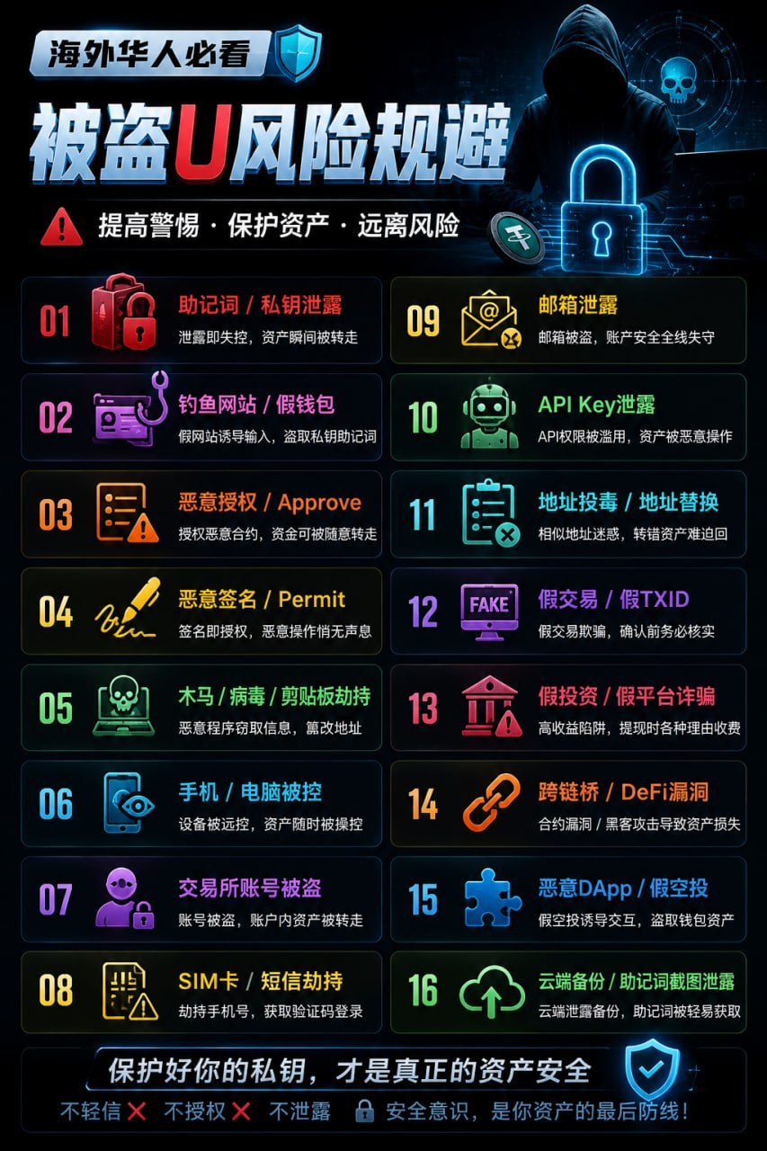 纯干货海外华人必看被盗U风险规避
