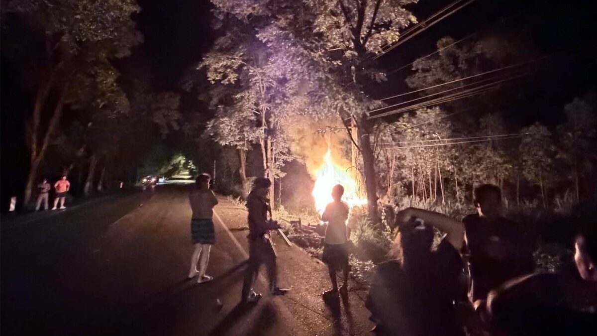 泰国新闻 车祸 火灾