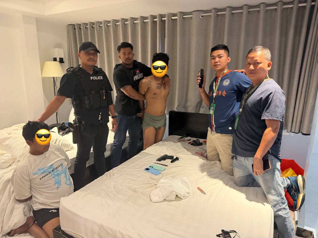 柬埔寨资讯:西港警方持续开展治安整治行动,打击涉枪等违法犯罪活动