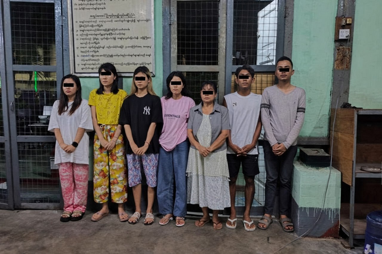 缅甸资讯:曼德勒再次查获网络赌博团伙 7人被捕并缴获大量设备