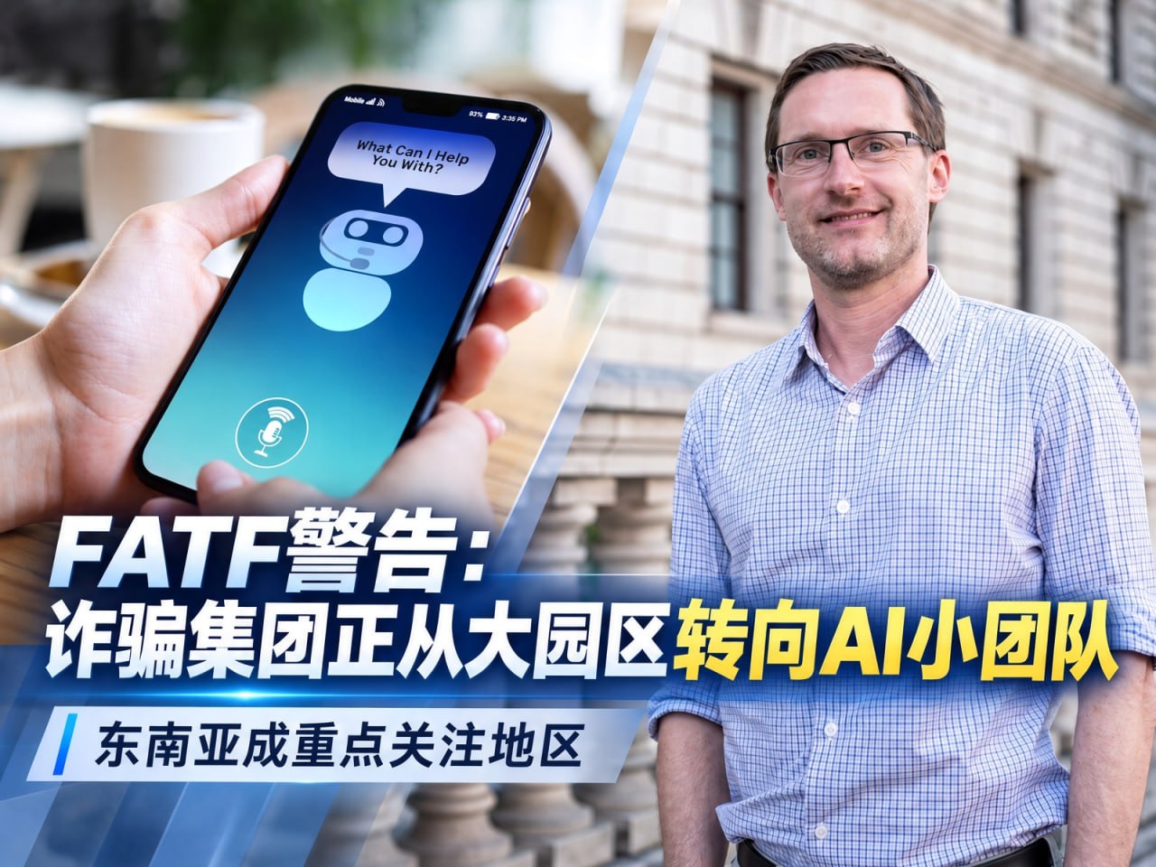 国际新闻 FATF警告东南亚诈骗集团加速AI化:大型园区正转向更小、更分散的犯罪团队