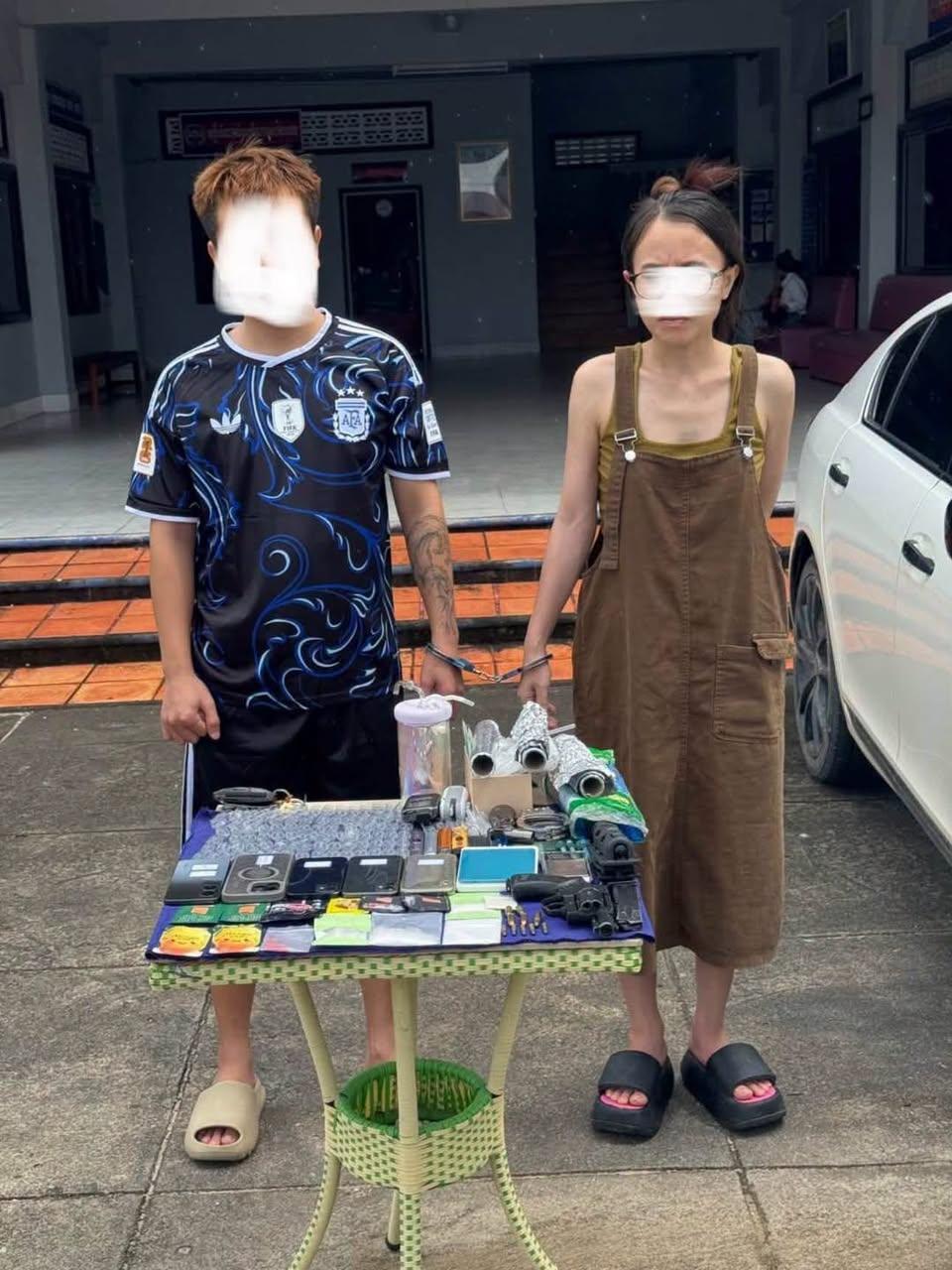 国公省七星海,中国男子越南女子涉枪、涉毒被抓!