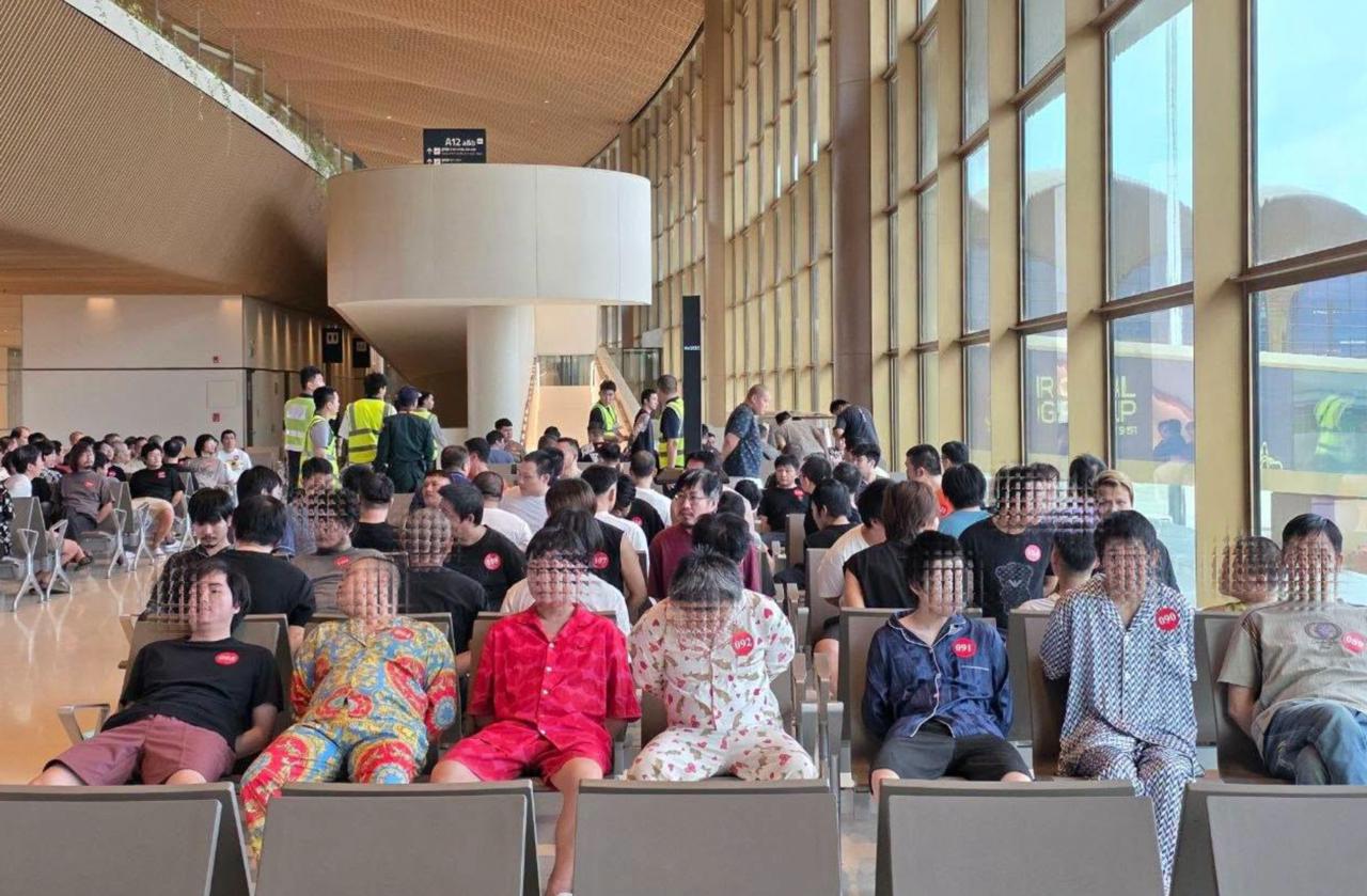 164名涉网诈及毒品违法犯罪中国籍人员被柬埔寨遣返回国