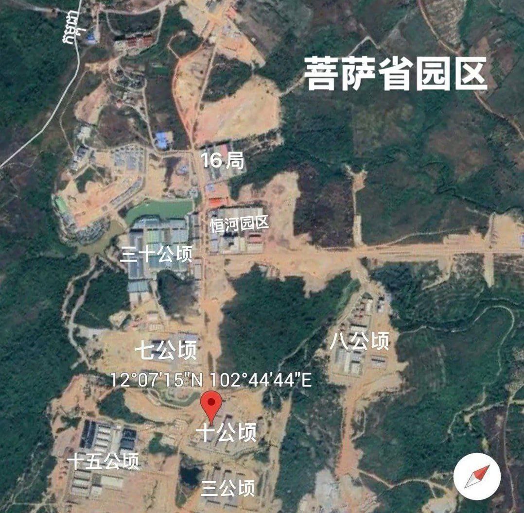群友爆料:园区名字是菩萨十公顷,办公楼b1栋, 1楼到5楼都是办公室,臭名昭著的信德集团也在这里,柬埔寨菩萨省55号公路末端,靠近泰国区域。