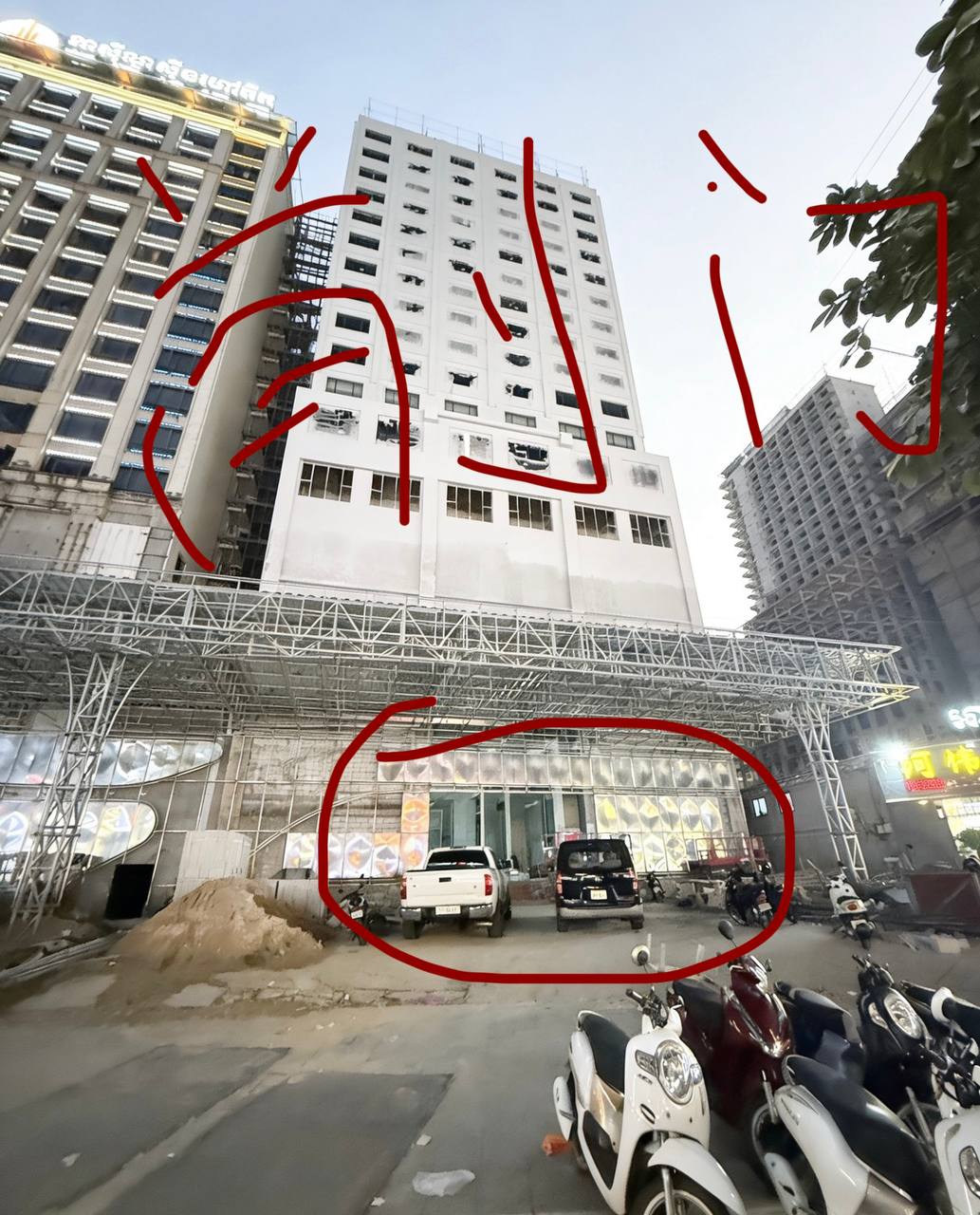 网友爆料:浙商国际酒店,一栋被在装修伪装的大楼,其实里面全是诈骗公司