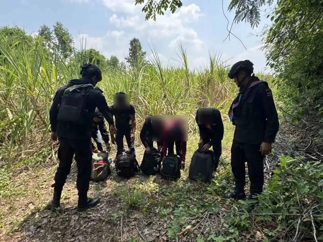 4名缅甸人企图偷渡泰国,于马莱县落网