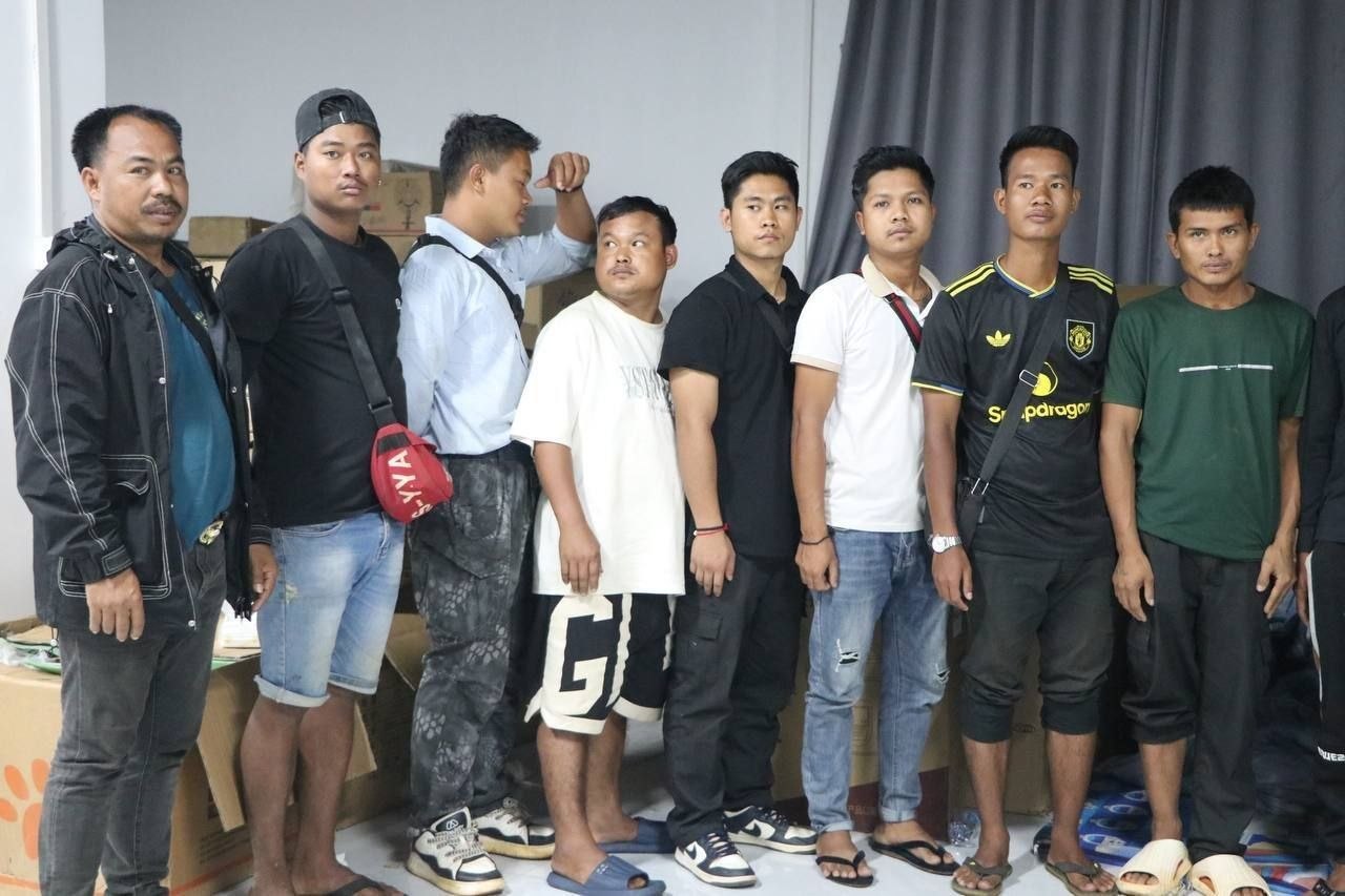 🇰🇭蒙多基里严打电诈:森莫诺隆镇中心窝点被端,58名泰国人落网