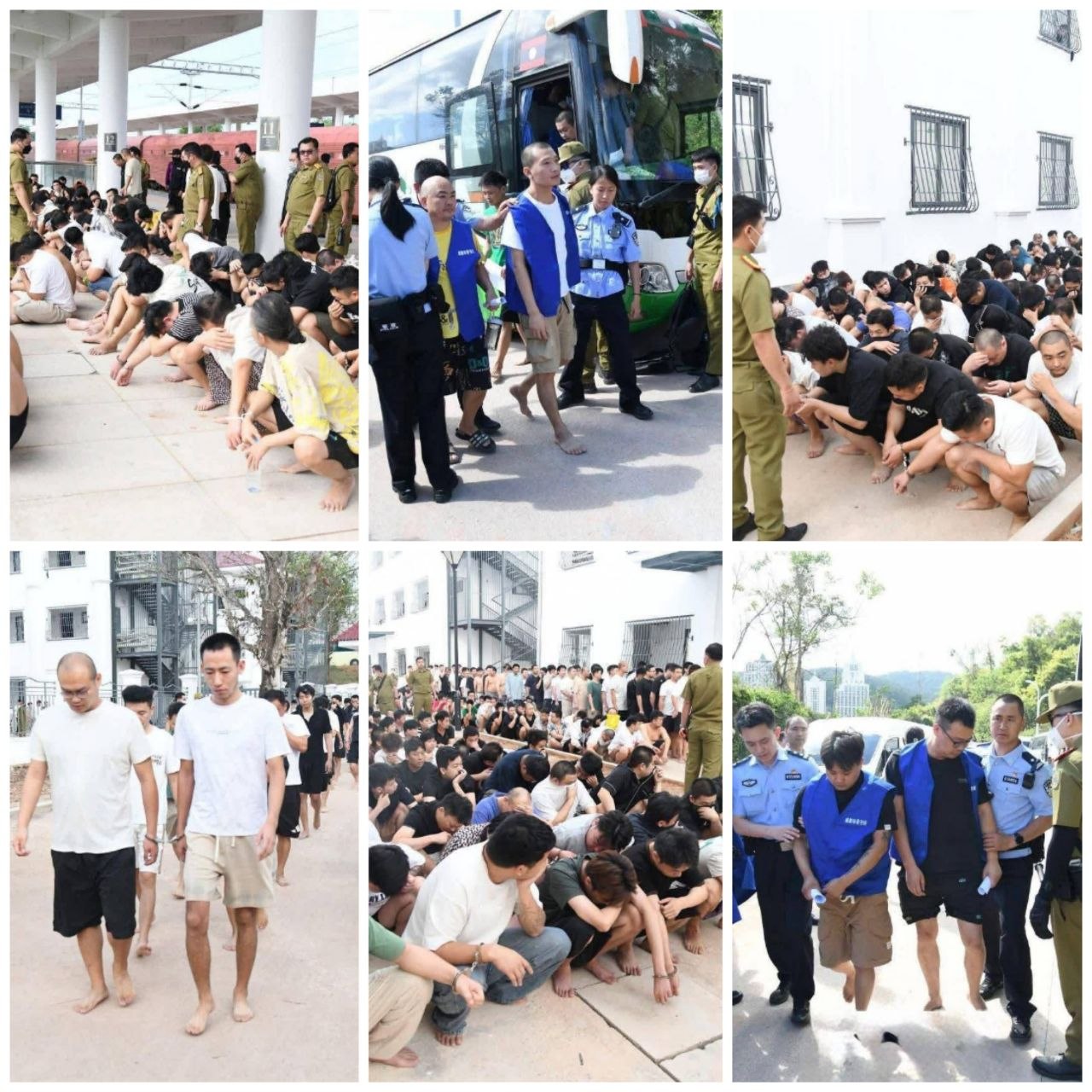 最新消息:5月13日老挝公安部公安总局外国人事务处联合老挝-中国警察合作中心,将485名中国籍嫌疑人(其中30名女性)移送至中国,依法对其提起诉讼。