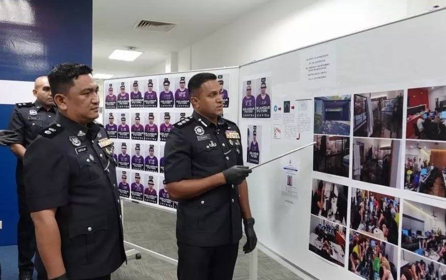 马来西亚资讯:捣毁以西班牙人为目标招聘诈骗集团 警突击洋房捕35中国人