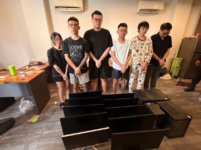金边两区突袭网络诈骗窝点 61名中国籍嫌犯落网
