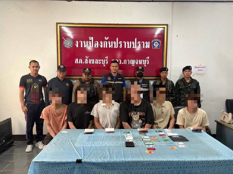 泰国资讯:6名中国籍男子经三佛塔口岸偷渡入境泰国被捕