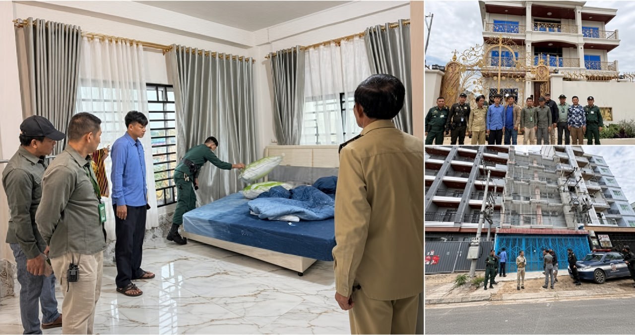 柬埔寨资讯:波贝突查多个涉嫌网络诈骗场所