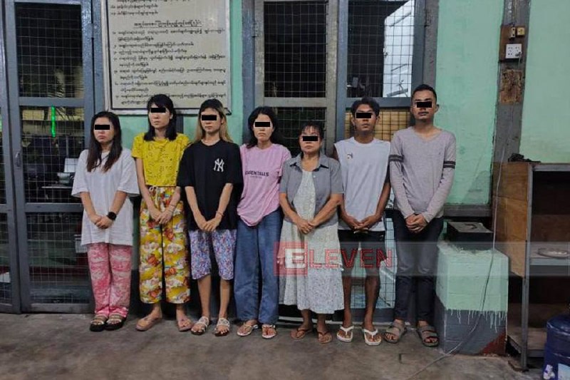 缅甸资讯:曼德勒再次查获网络赌博团伙 7人被捕并缴获大量设备
