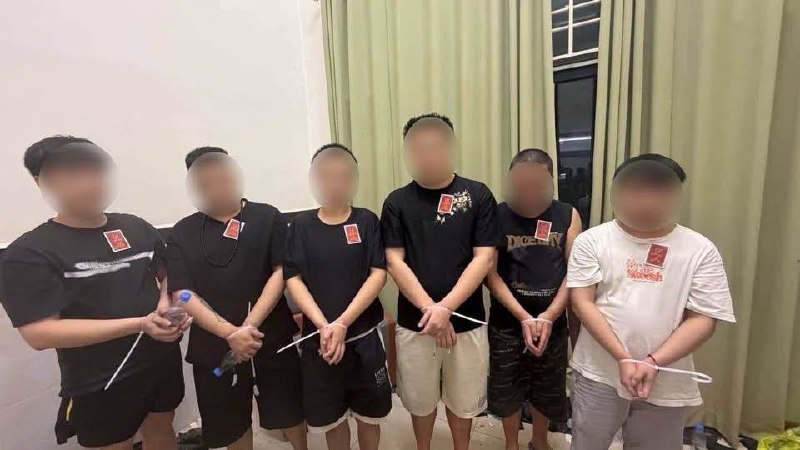 柬埔寨资讯:西港突袭涉嫌网络诈骗地点,25人被捕