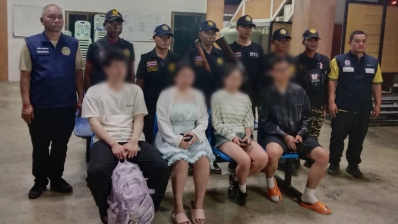 泰缅边界美索泰国居民解救遭拐卖至缅甸的中国公民