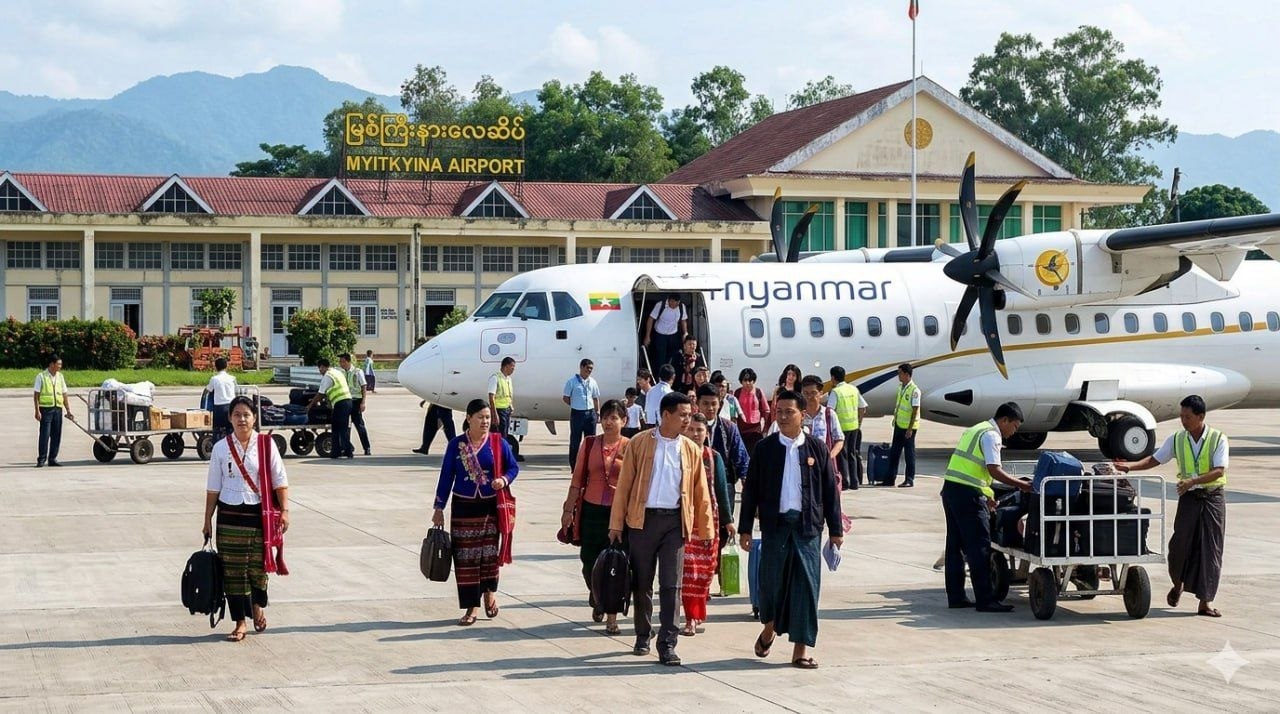 克钦邦密支那机场将于明天重新开放