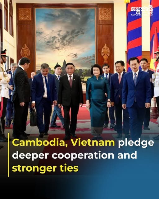 柬埔寨新闻 柬埔寨与越南承诺深化合作、加强双边关系