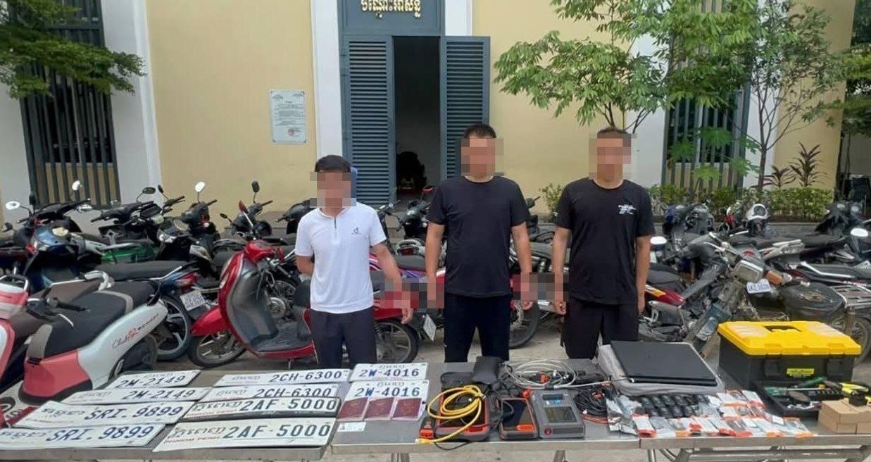 柬埔寨新闻 金边警方破获系列汽车盗窃案 3名中国籍嫌犯落网
