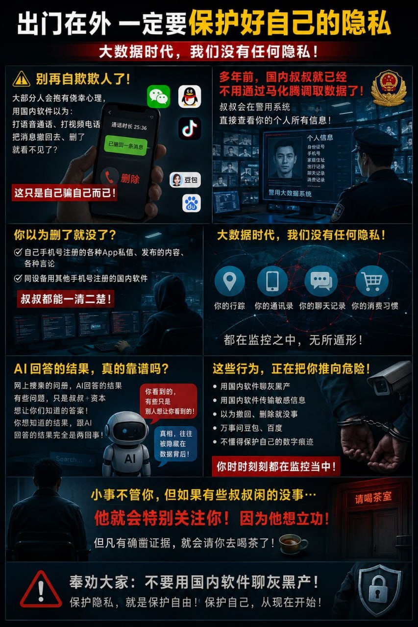 网友提醒 隐私