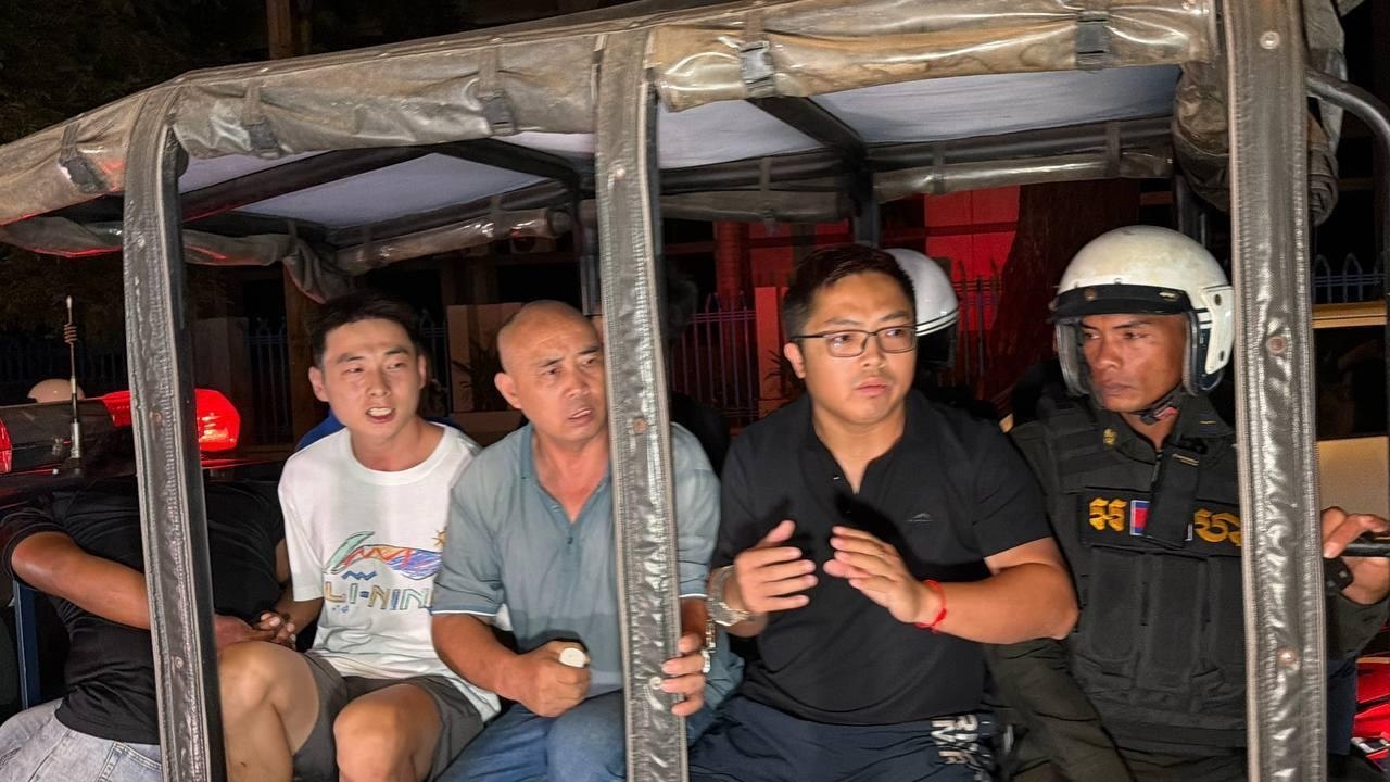 贡布金边宪兵联合执法 抓获6名绑架涉案中国人