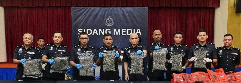 马来西亚新闻: 马来警方两周缴获近 600 公斤毒品,部分外籍人员持旅游签证涉案