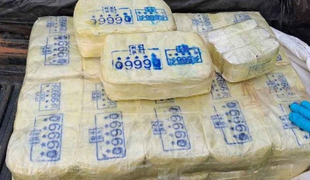 泰国清迈边境巡逻队查获520万粒冰毒,逮捕一名嫌犯